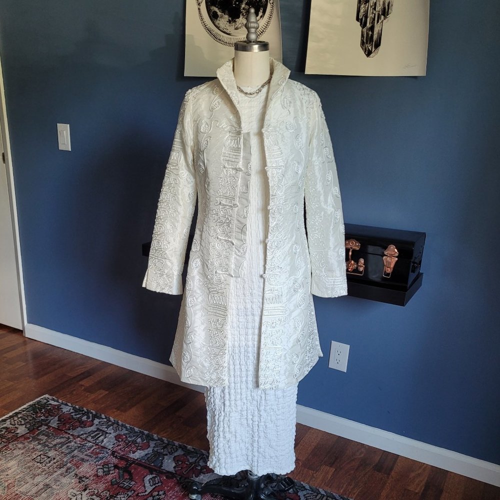 Vintage Chinese Silk Jacket (Size S)